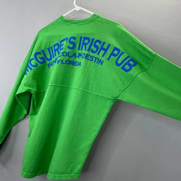 Spirit Jersey McGuires Irish Pub Pensacola Destin FL T Shirt Oversized XS NWOT - Picture 8 of 10